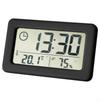 62KD Modern Desk Clock with Thermometers and Hygrometer Meter Functions