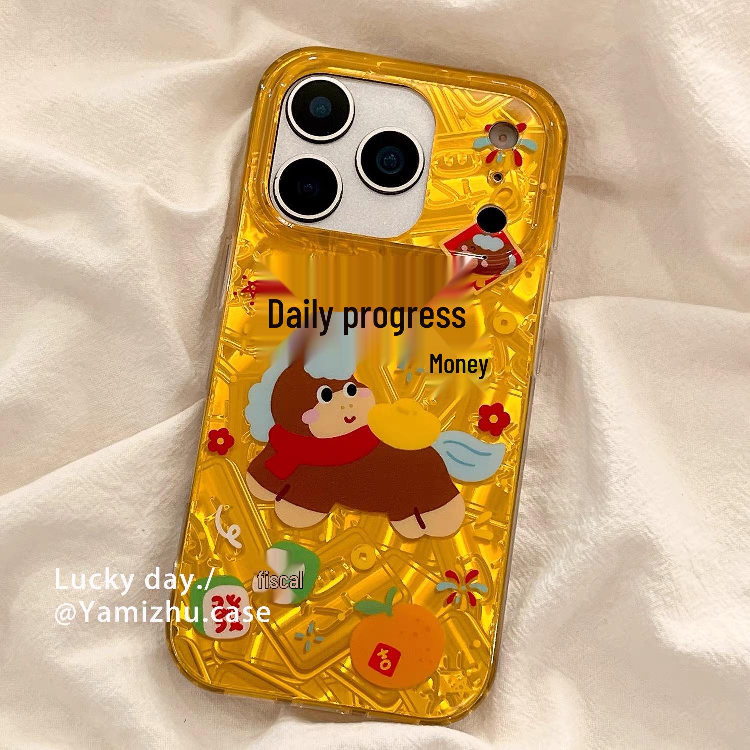

Cartoon Pony Double-layer IMD Case for iPhone 17 Pro Max - 16 New Year Wealth Theme iPhone 17 Pro