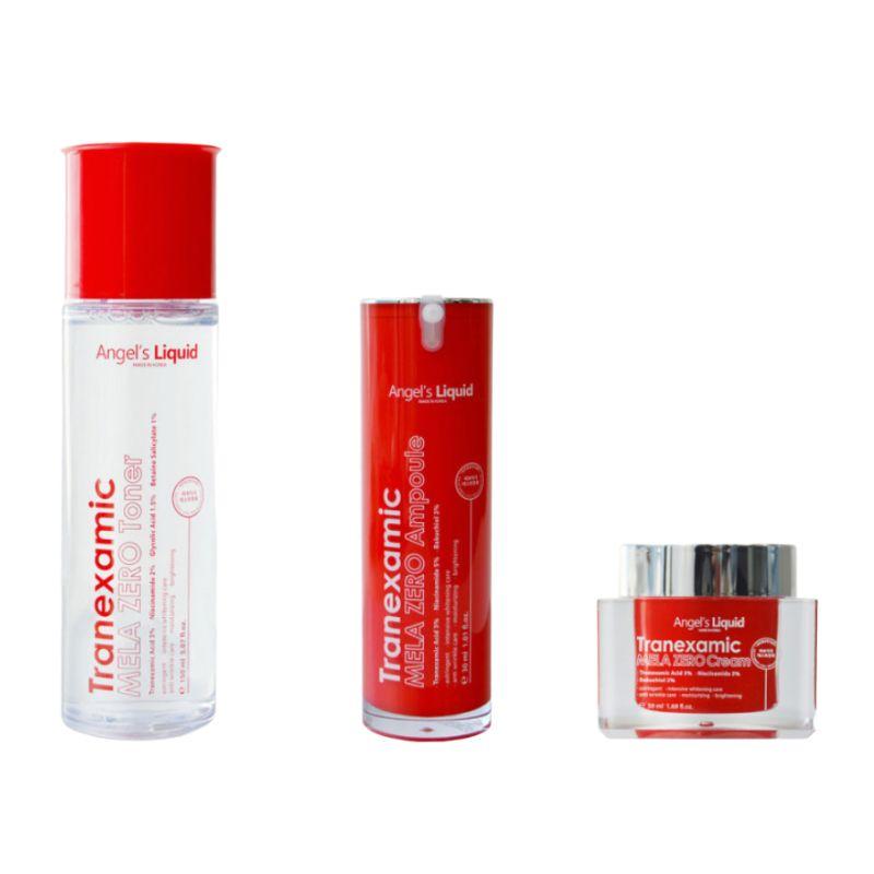 [Angel s Liquid] Botanical Dark-Spot Refining & Tone-Clarifying 3-Piece Trio Set Toner 150ml + Serum 30ml + Cream 50ml