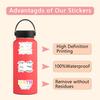 55 New School Subject Doodle Stickers for Decorating Suitcases, Notebooks, and Phones