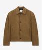 Tngt Faux Suede Short Jacket (Camel Brown) Tnju6E102Cm