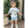 67 Meme Ragazze Italiane Brainrot Set Magliette per Bambini Regalo Divertente Harajuku Bambini Top Corto Estivo Set Manica Corta Abbigliamento per Bambini