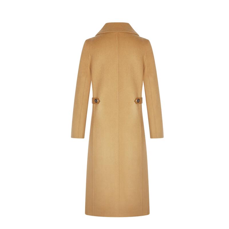 FivePlus Women's Double-breasted Wool Blend Coat