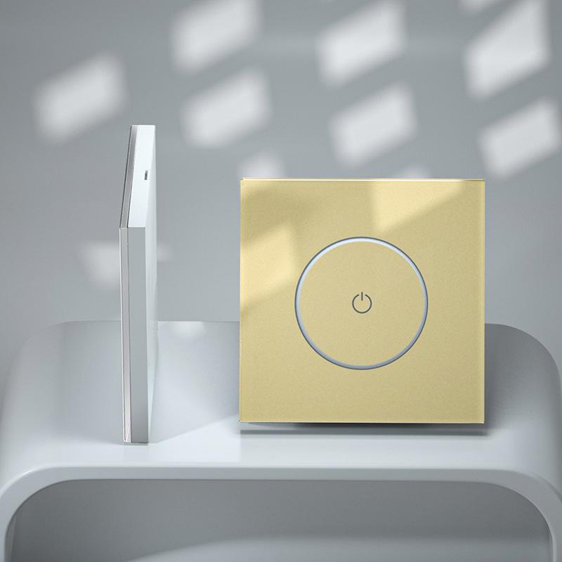 Smart WiFi Touch Switch Panel with Voice Control, Mijia Compatible, Mobile Remote Function, 86 European Standard