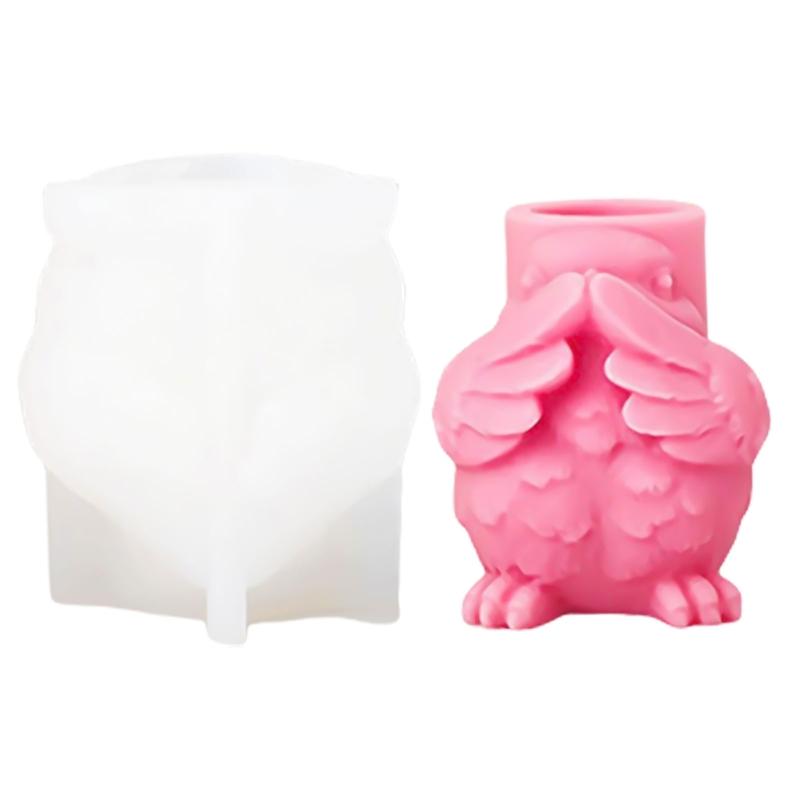 Round Silicone Candlestick Mold Portable Accessory for Making Unique Home Decoration for Column Candle and Tealights