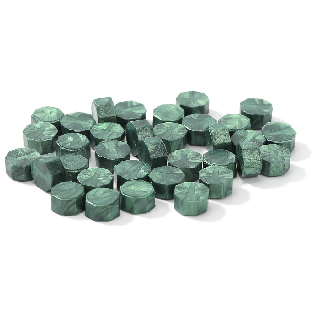 100pcs/bag Vintage Sealing Wax Tablet Pill Beads Octagon Wax Seal Stamp For Envelope Wedding Party Stamping Grain Sealing Wax