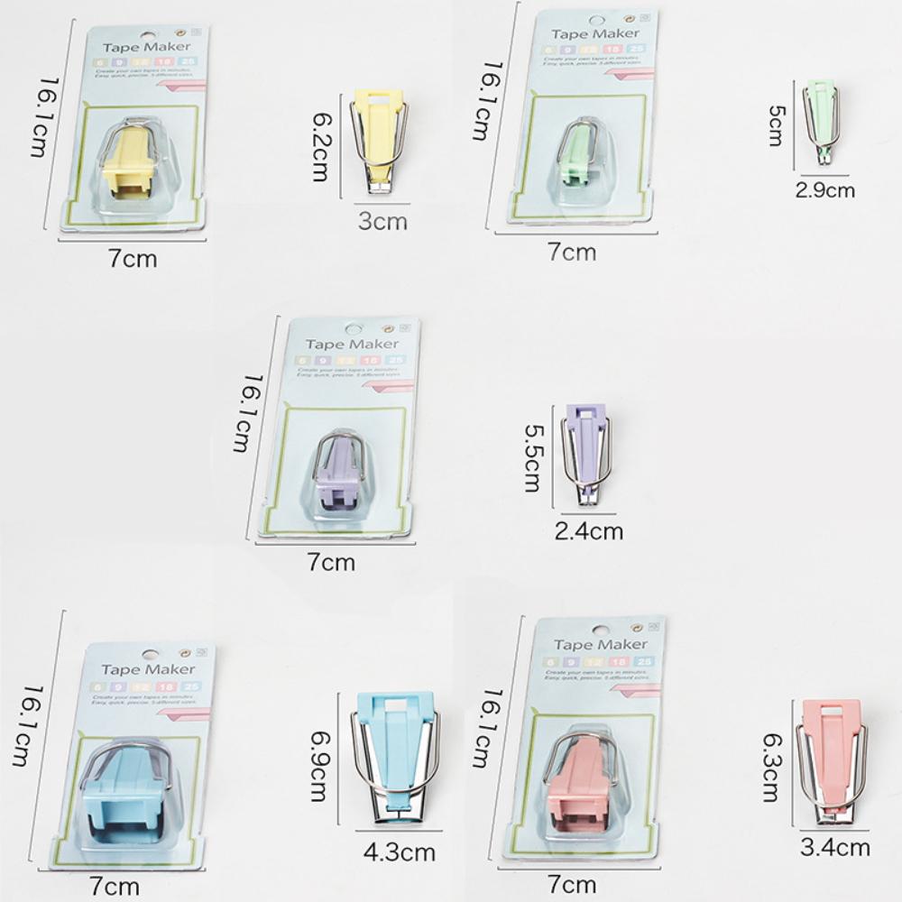 Sewing Accessories Bias Tape Makers 6/9/12/18/25mm Splicing Cloth Fabric Bias Tape Binding Tools Sewing Patchwork