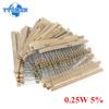 1000pcs Carbon Film Resistors 1/4W 5% 1.8K 2.2K 4.7K 5.1K 51K 75K 120K Ohm Resistance 2.2R-2.2M 0.25W Resistor Assorted Set Kit