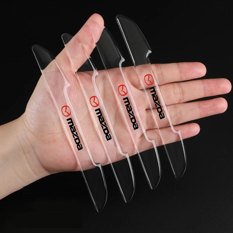 

2025 Hot Car Door Edge Strips Auto Rearview Mirror Decals for MAZDA 6 MAZDA 3 MAZDA 2 CX7 CX5 Atenza CX30 RX8 RX7 Mx3 Mx5 Speed прозрачный