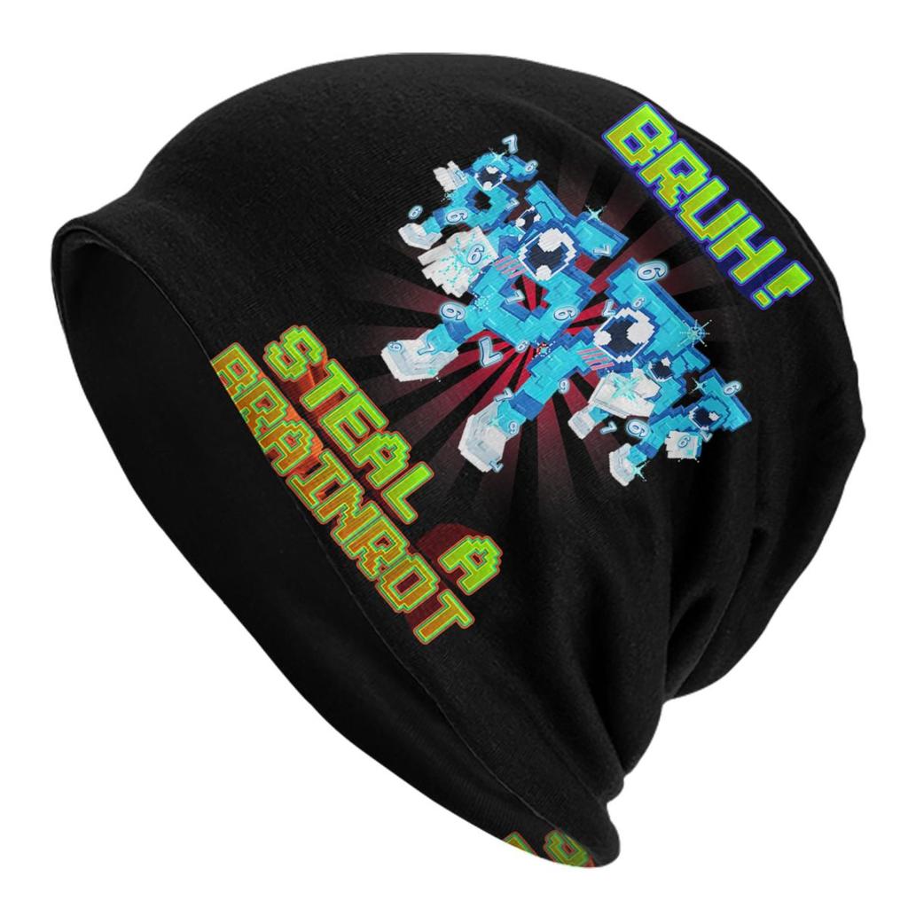 Bruh Los Six Seven Funny Brainrot Cap Vintage Adult Outdoor Skullies Beanies Hat Spring Warm Dualuse Bonnet Hats