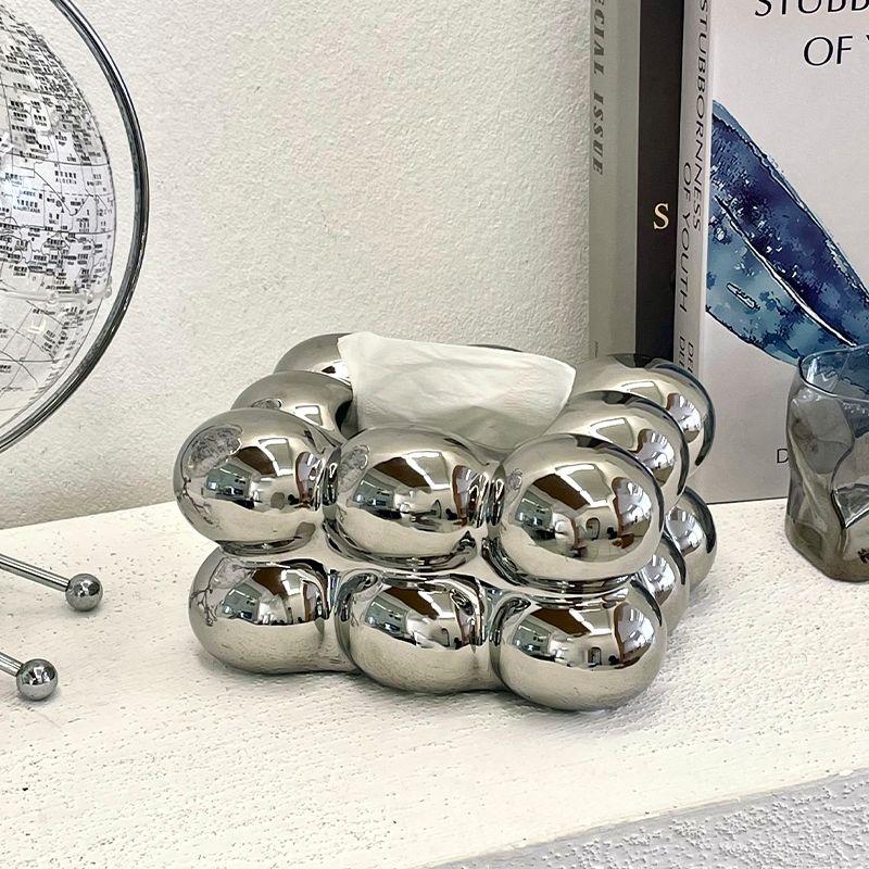 

Легкая роскошная керамическая коробка для салфеток, креативная настольная коробка для салфеток, полиэтиленовая длинная упаковка из полиэтиленовой бумаги, контейнер для салфеток из сахарной ваты