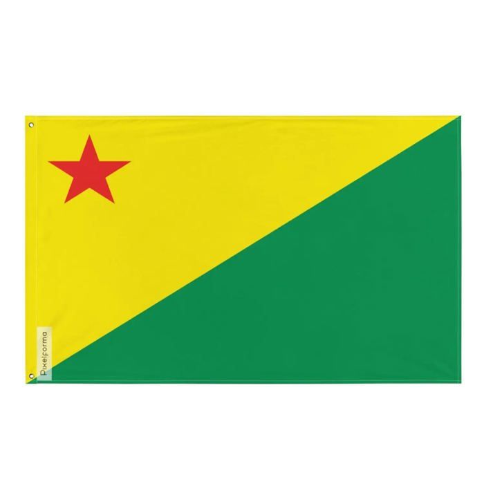 Drapeau - Acre - 90 x 150 cm - Polyester - Impression recto/verso - Œillets en fer