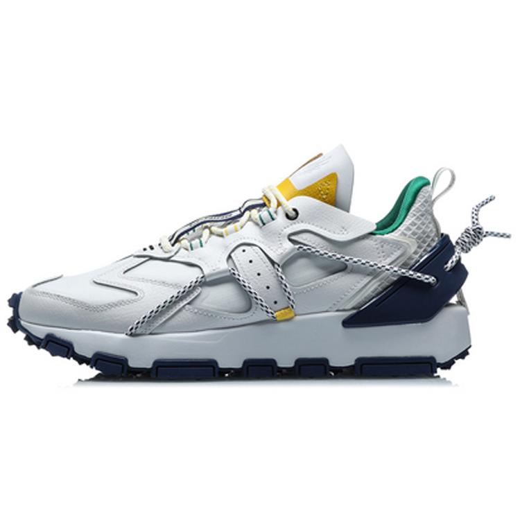 

New LiNing CF Tracing Flying Knight Anti Slip And Wear Resistant Lightweight Balance Low Top Casual Shoes Men s White AGCQ217-3 46