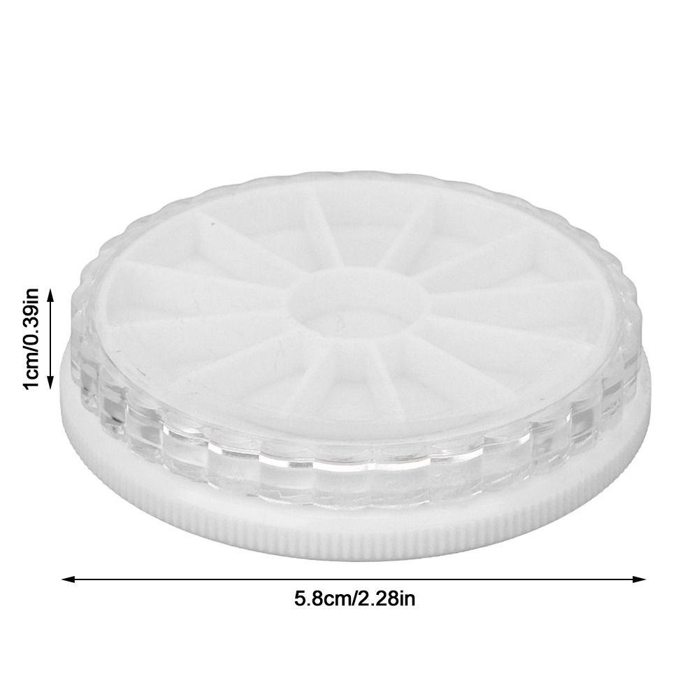 10pcs Transparent Transparent Jewelry Bead Organizer For Nail Decoration