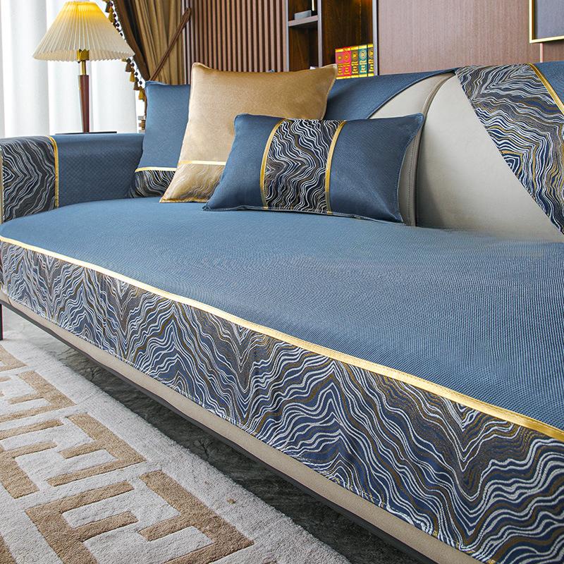 

Ледяной шелк, летний летний коврик, диванная подушка, универсальный чехол для дивана на четыре сезона, Нескользящая подушка для дивана, подушка 70*70