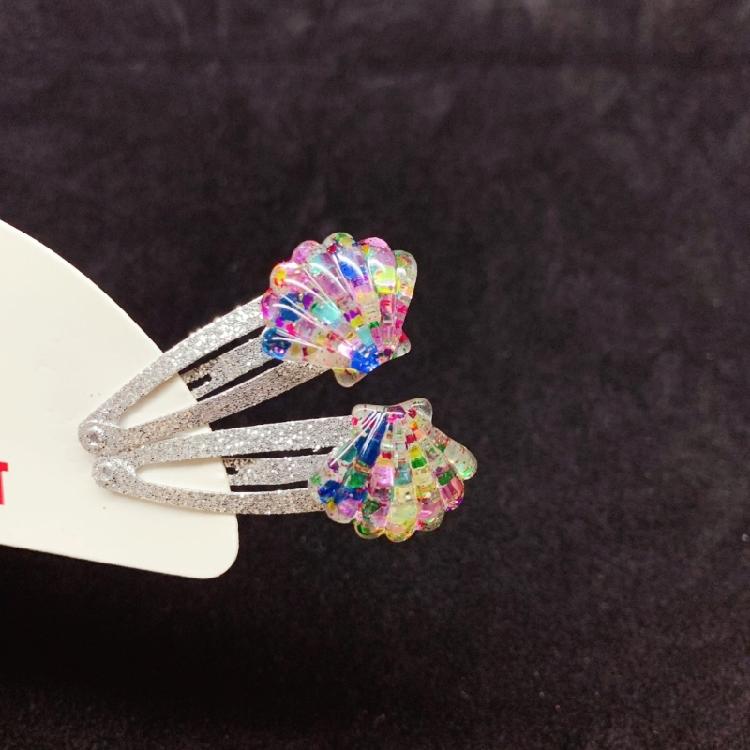 2pcs Hair Clip For Girls Enchanting Flower and Cake Pattern Children's Hair Ornaments Great For Party Hairpiece