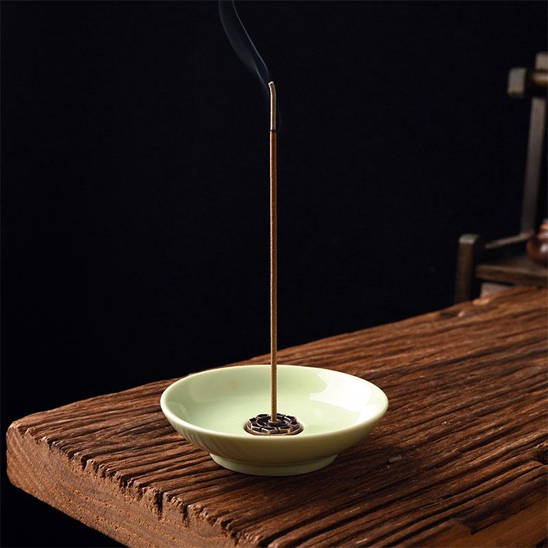 Colorful Small Ceramic Incense Holder for Sandalwood and Agarwood