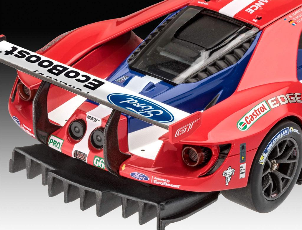 German Revell Ford GT Le Mans Plastic Model 07041 Gray RV07041 1/24