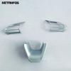 For Toyota Sienta 10 Series   2024 Matte Steering Wheel Cover Molding Trim Frame Sticker Bezel Accessories Car Styling