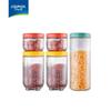 Lovewish Cat Paw Vertical Stripe Glass Storage Jar 5-Piece Set