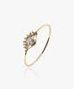 Helene Jewelry 14K Beauty Eye Cubic Miss Ring Gold Thread Ring (Type B)