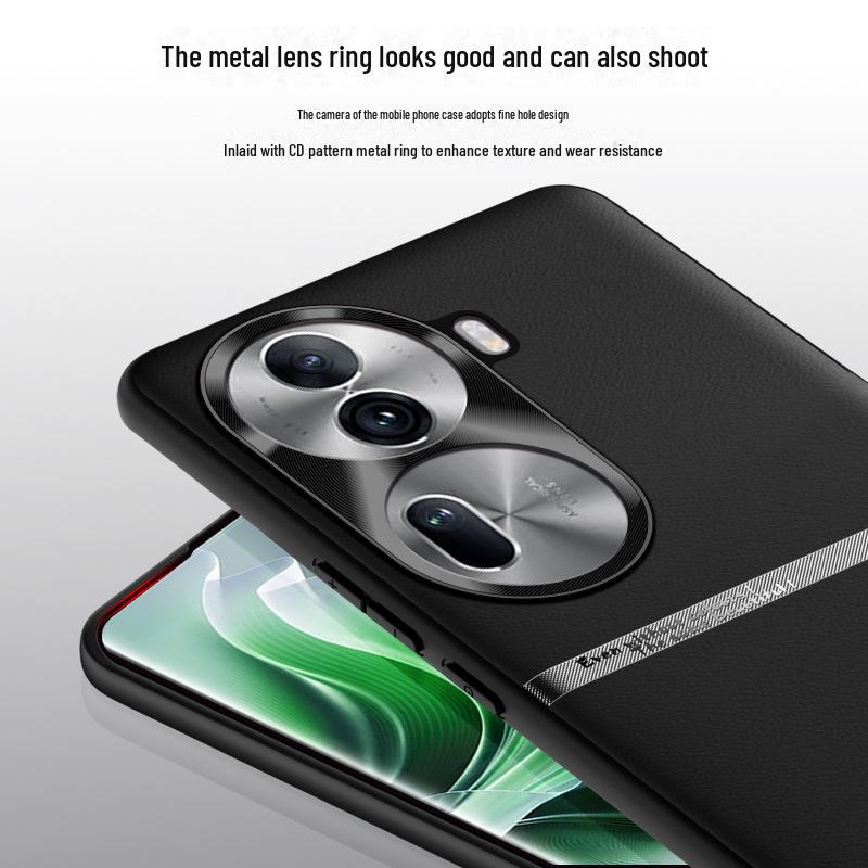 Liquid Leather Case for OPPO Reno11: Durable, Anti-Fall, Anti-Fouling Protective Cover