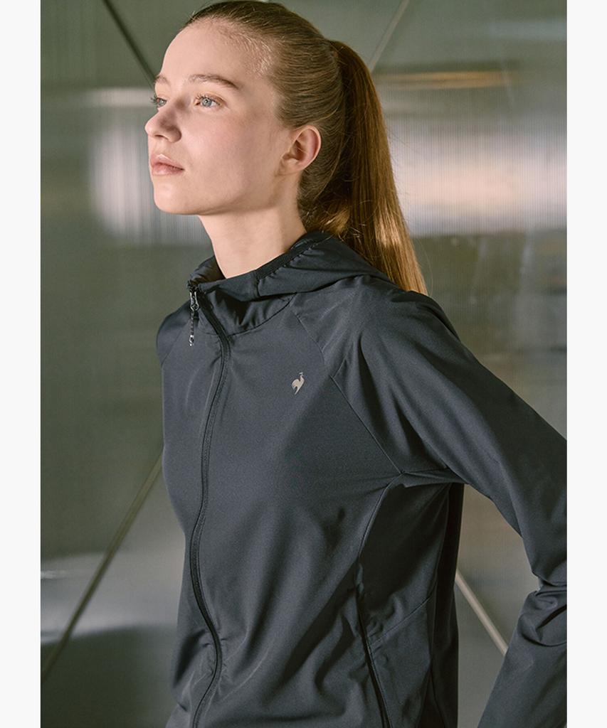 Lecoq Uni Running Dry Single-Layer Jacket - Black Qr123Ejk31 (A Type)