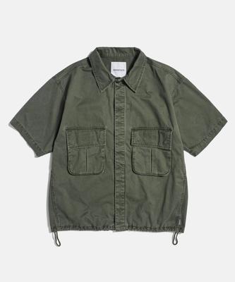 ESPIONAGE Jungle Fatigue S/S Outer Shirt Olive