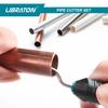 LIBRATON Pipe Cutter, Cutting Capacity 5-50mm, Erector Pipe Cutter with HSS Deburring Bar, Compatible with Copper Pipe, Aluminum Pipe, Thin-Walled Sta