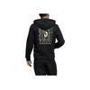 adidas Adjustable Drawstring Hooded Regular Fit Sports Jacket Men Outerwear Black HG2130