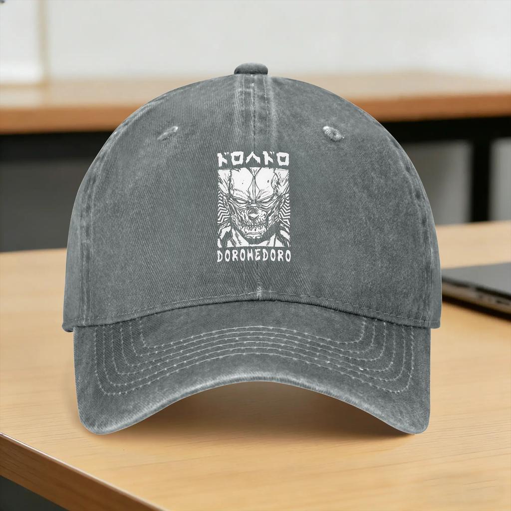 Dorohedoro Unisexga Anime Sun Baseball Cap  Couple Women Design Trucker Hat Spring Fashion Hunting Camping Adjustable Snapback Cap