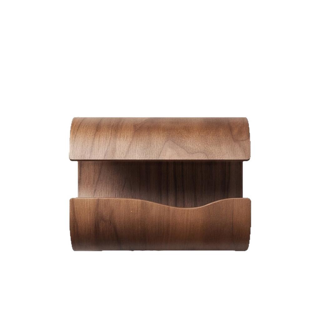 Walnut Tissue Box Light Luxury Living Room Coffee Table Bedroom Bedside Paper Holder Tissue Box Holder Boite Decoration Shelves