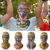 3D Face Cover Full Face Hood Cover Comfortable Funny Breathable Skin Friendly Stretchy UV Protector For Hiking Riding