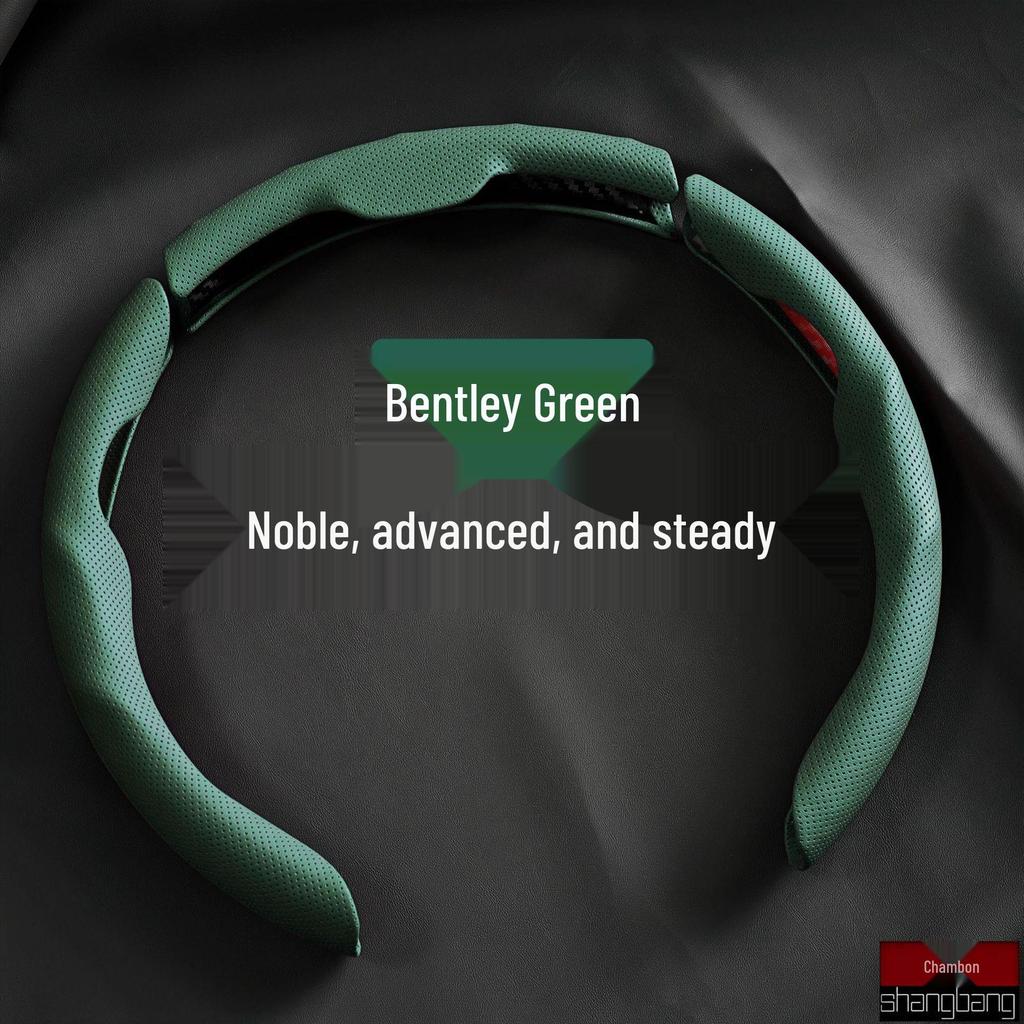 Oddychający Pokrowiec na Kierownicę ze Skóry Nappa, Odporny na Pot, Uniwersalny na Wszystkie Sezony