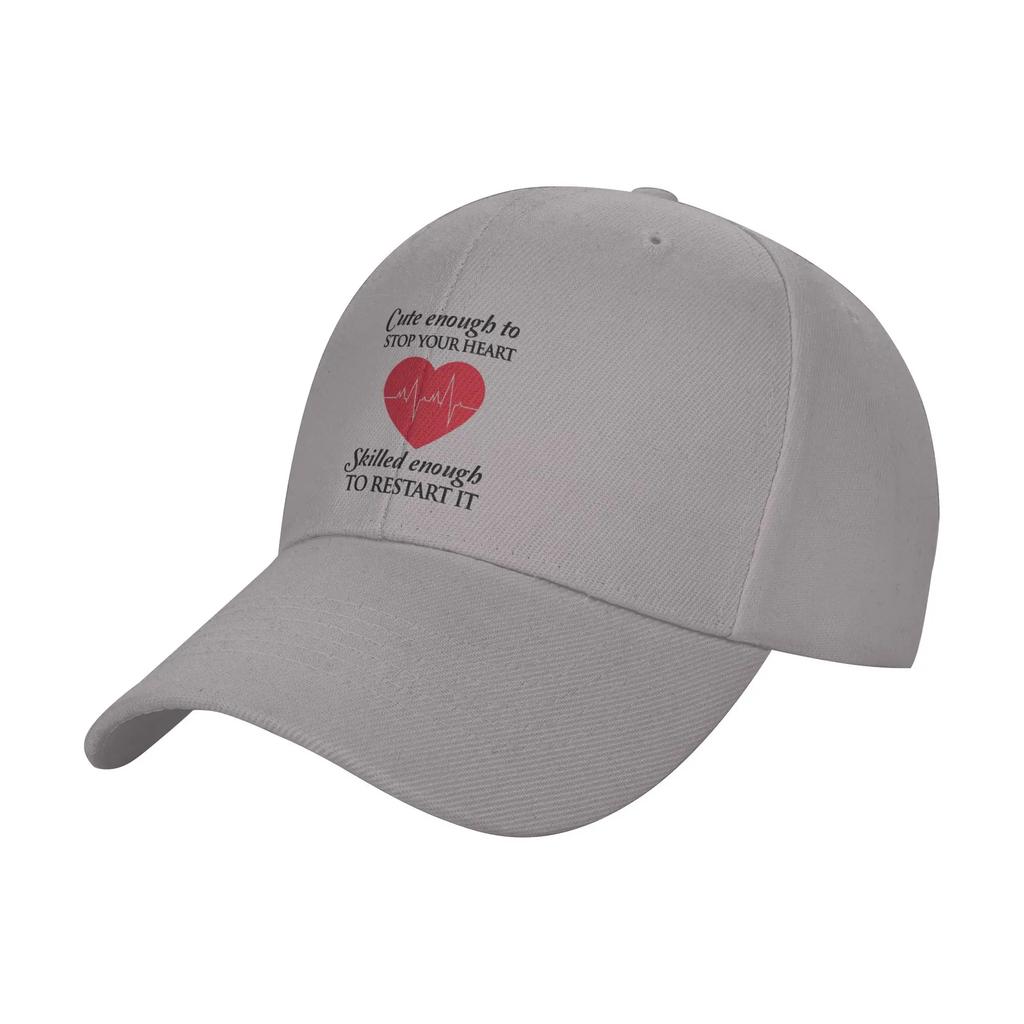 Nurses Cute Enough To Stop Your Curved Brim Baseball Cap Gorra Visor Cap