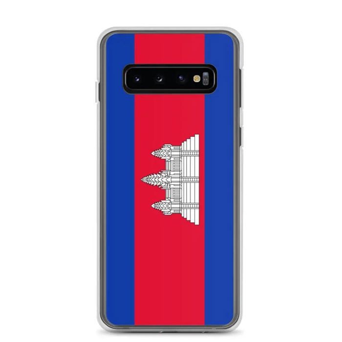 Чехол для телефона - Samsung - Galaxy S23 Ultra - Флаг Камбоджи - Гибкий - Разноцветный