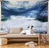 Pink Purple Cloud Scenery Tapestry Office Living Room Tapestry Home Wall Decoration Tapestry