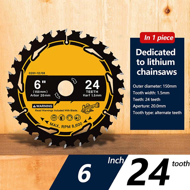 Carbide Circular Saw Blade Wheel Discs Wood Cutting Disc 110/125/132/140/150/165/185Mm Woodworking Saw Blade With 18/24 Teeth
