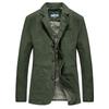 Men's Plus Size Autumn Cotton Outdoor Business Casual Jacket