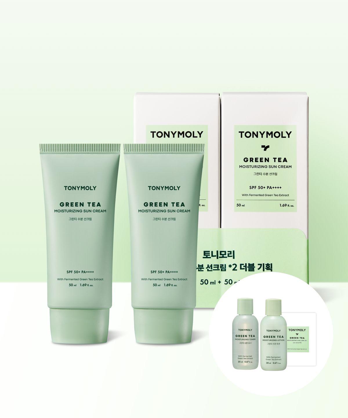 Green Tea Moisturizing Sunscreen Double Special Set (50ml, 2ea)