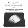 Solid Color Simple Leather Mouse Pad Anti-Slip Base Smooth Surface Portable Mat for Laptop PC Office Home Desk Decoration