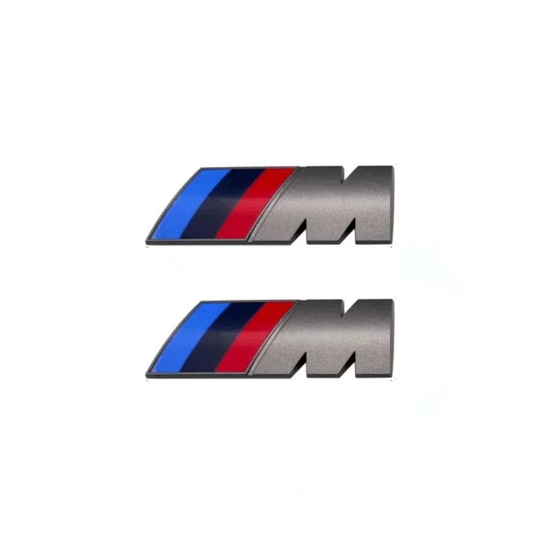 

2PCS Applicable to BMW M-standard ABS plastic labeling 1/3/5/7 series side standard fender M-standard X1X3X5m sports tail label. 4.5x1.5cm