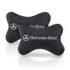 GLC GLB Suede Leather Car Headrest Rest Cushion Neck Pillow Cover Seat Belt Shoulder Pads for Mercedes Benz New B/C/E GLC GLK C