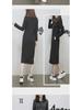 Cozy Thick Sweater Dress - Plus Size Women's Long Autumn/Winter Skirt