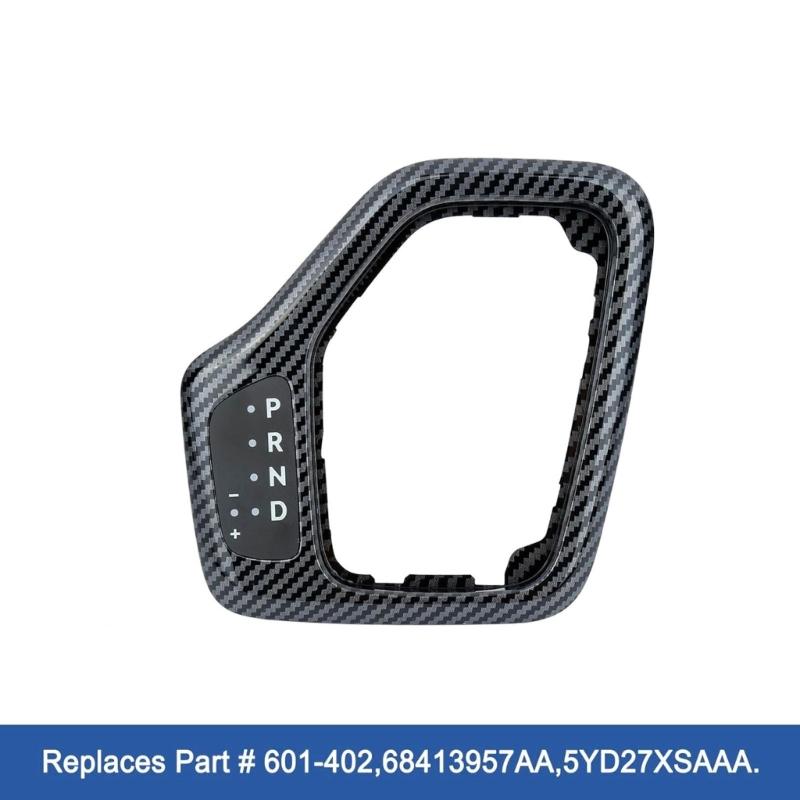 Car Replacement Shifting Lever Bezels Assembly With Integrated Wiring Harness Carbon Fiber Trim 5YD27XSAAA 5YD27LS5AA