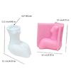 Human Body Flowerpots Silicone Mould Concrete Plasters Candle Holder Molds Decors
