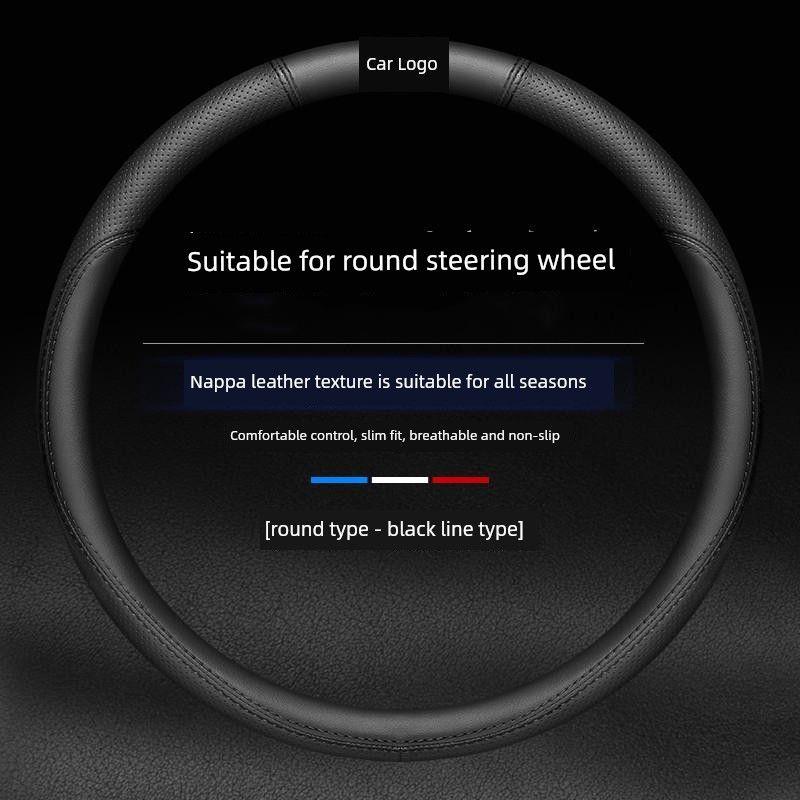 Suitable for Skoda Octavia, Fabia, Rapid, Superb, Yeti, and Hao Rui Car Steering Wheel Cover, Anti-Slip