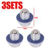 M12*1.25 Car Engine Oil Pan Drain Plug Bolt Silver with Washer Magnetic Oil Drain Screws Seal Ring for Toyota/Toyoda Gaskets
