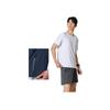 Anta Comfortable Lightweight Breathable Simple Casual Short Sleeve T-Shirt Men Tops Cloud-Blue 952527114-6