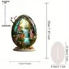 Rabbit, Egg Desktop Decoration, Floral Accents, Home Decoration and Office Decoration. Ideal Gift for Family and Friends, Nurseries, Home Desk